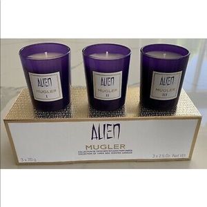 MUGLER Alien Scented Candles Trio